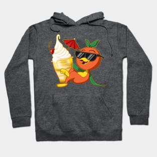 Little Orange Bird Hoodie